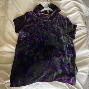 Marimekko Velvet zip collar shirt size 42